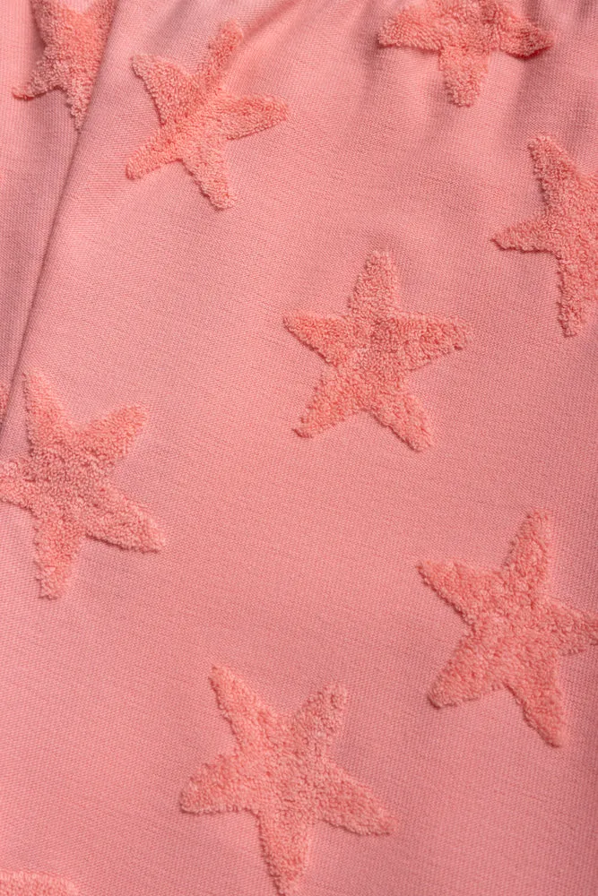 The Little Mermaid Oversized T-Shirt & Cycling Shorts Set Pink