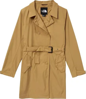The North Face Women's City Rain Trench Coat Long Belted Jacket