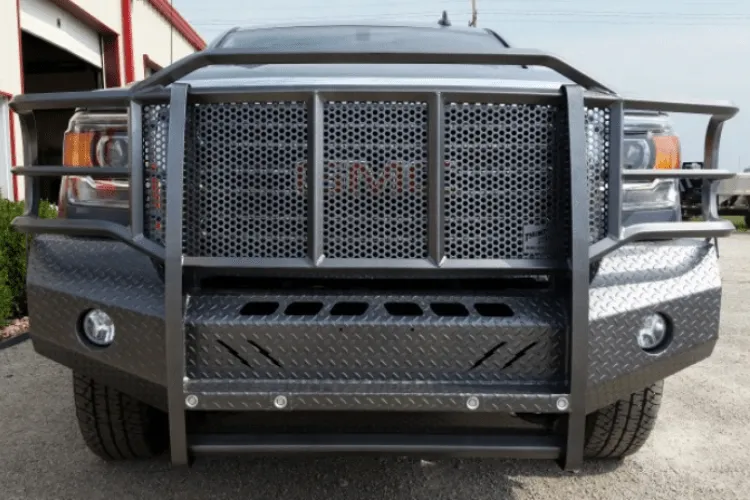 Thunder Struck Tread Elite GMC Sierra 2500HD/3500HD 2015-2019 Front Bumper GHD15-200PA compatible with Front Park Assist Sensors