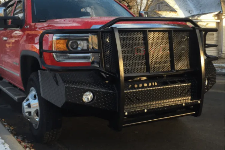 Thunder Struck Tread Elite GMC Sierra 2500HD/3500HD 2015-2019 Front Bumper GHD15-200PA compatible with Front Park Assist Sensors
