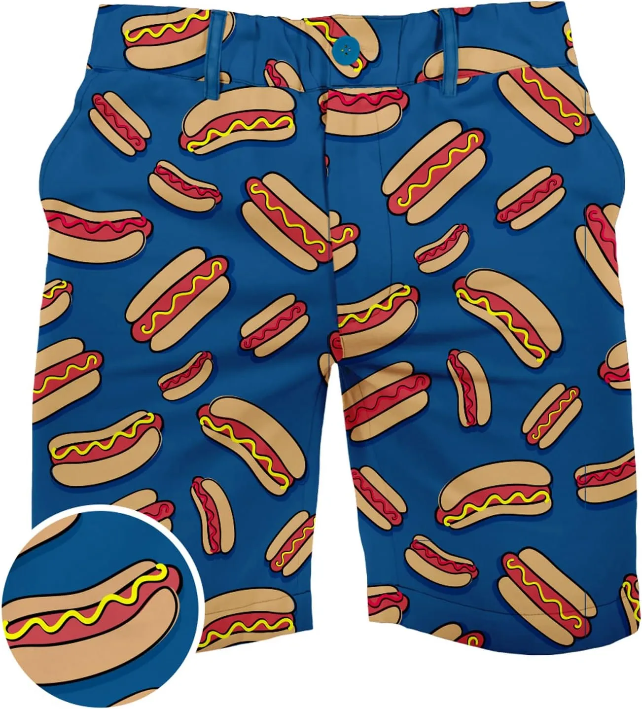 Tipsy Elves Classic-Fit Golf Shorts for Men - Colorful Mens Athletic Short Pants - Ultra Soft Feel with 4 Way Stretch