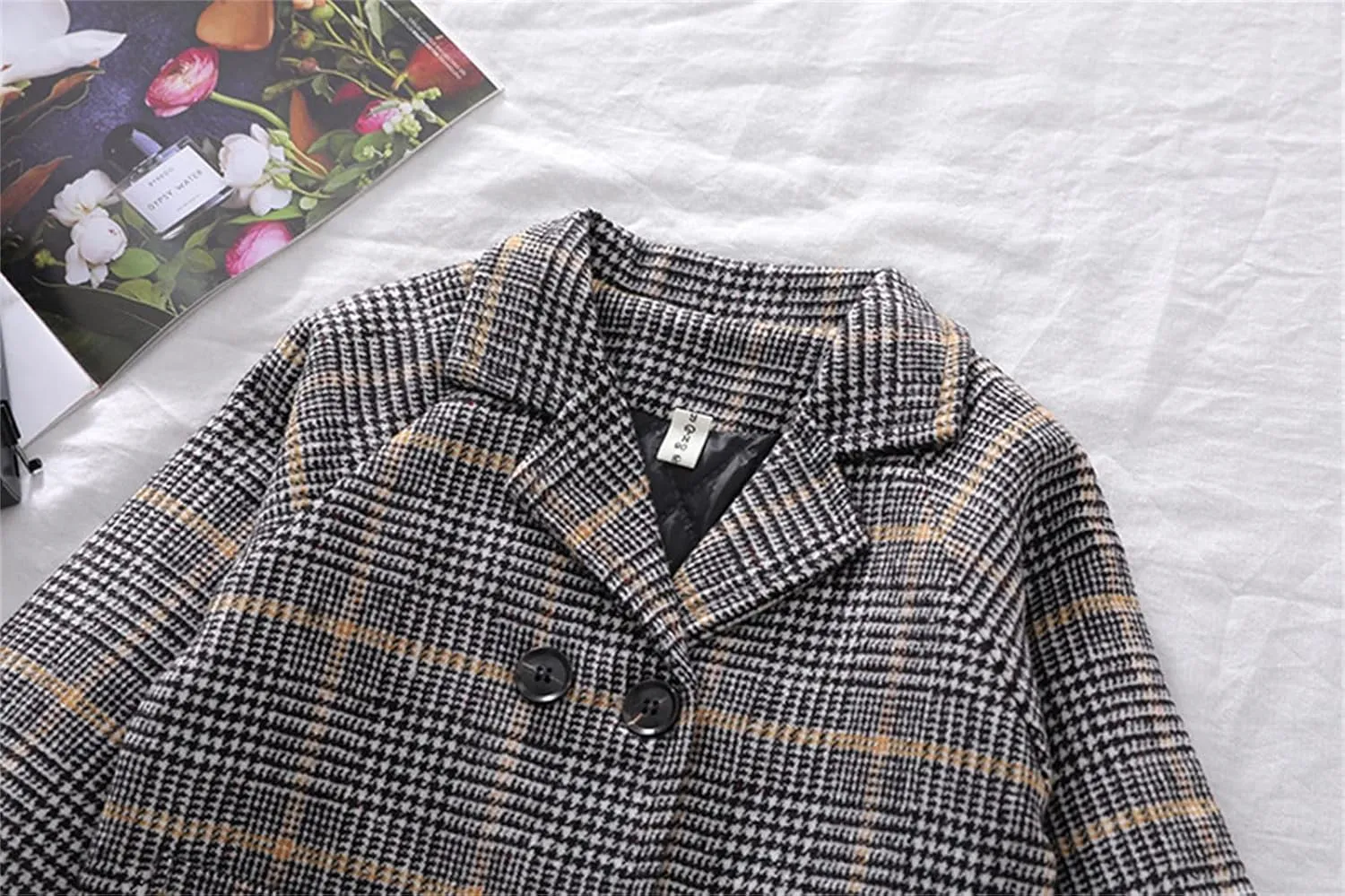 Toddler Baby Girl Winter Coat Dress Coat Warm Jacket Long Sleeve Button Trench Coat Kids Peacoat Outwear Clothes