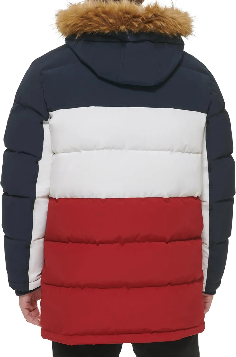 Tommy Hilfiger Men's Arctic Cloth Heavyweight Performance Parka Down Alternative Outerwear Coat