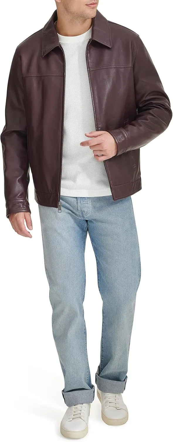 Tommy Hilfiger Men's Classic Faux Leather Jacket