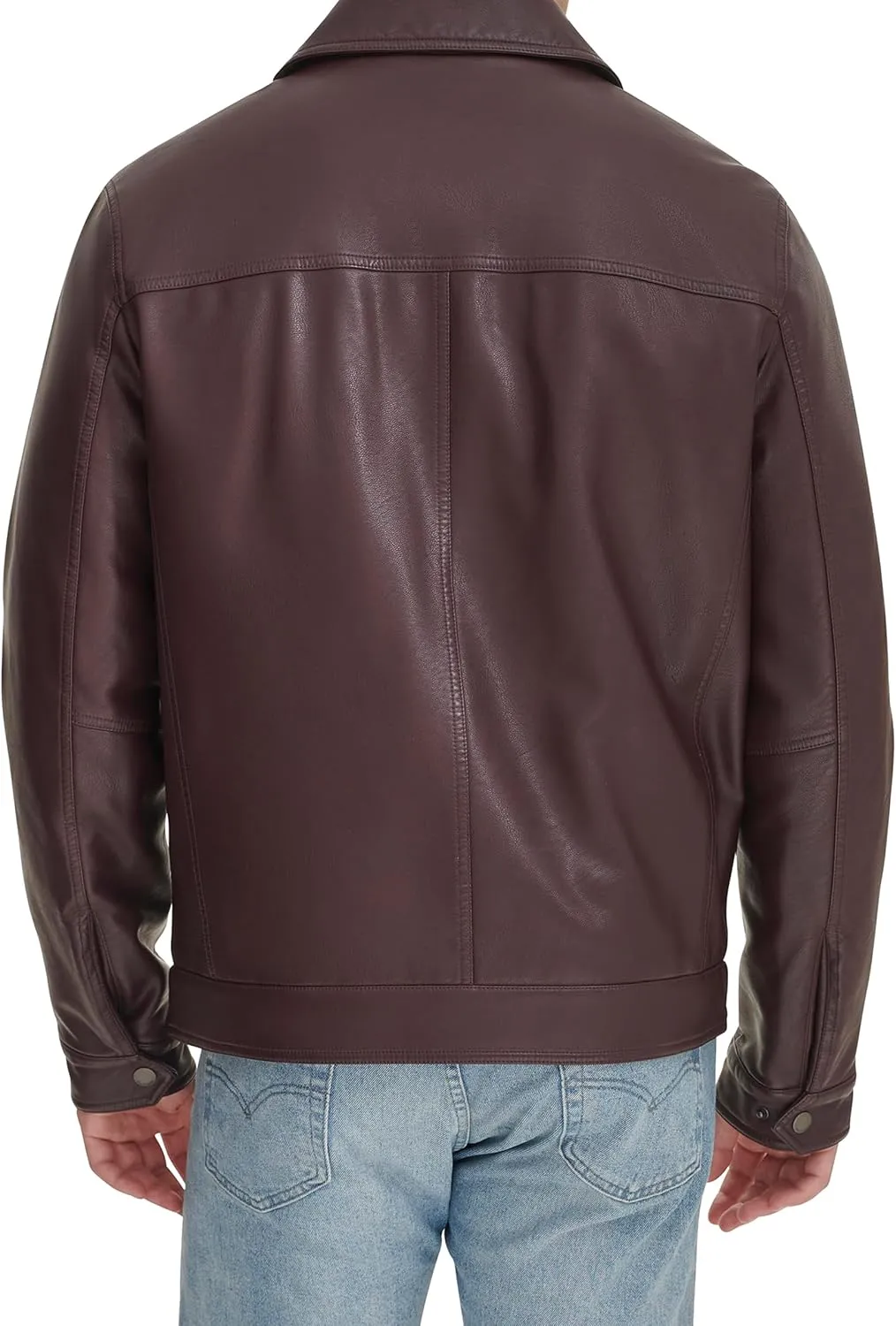Tommy Hilfiger Men's Classic Faux Leather Jacket