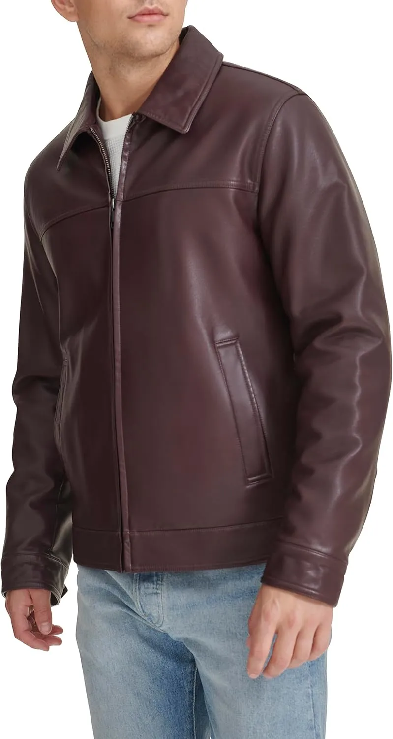 Tommy Hilfiger Men's Classic Faux Leather Jacket
