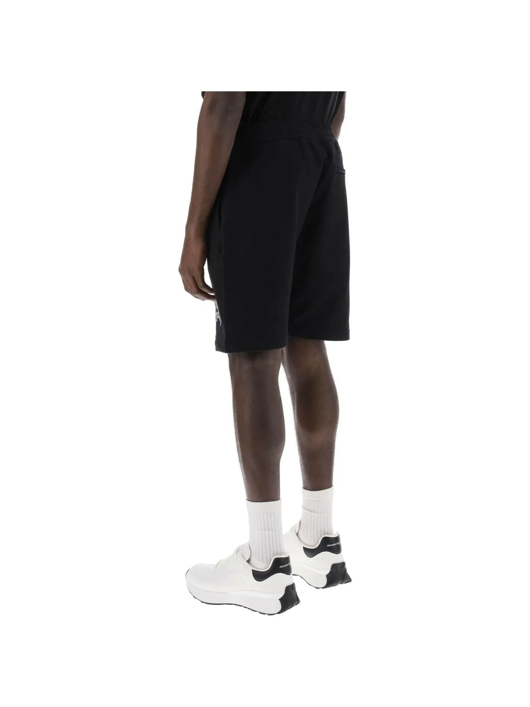 Warped Logo Sweat Shorts