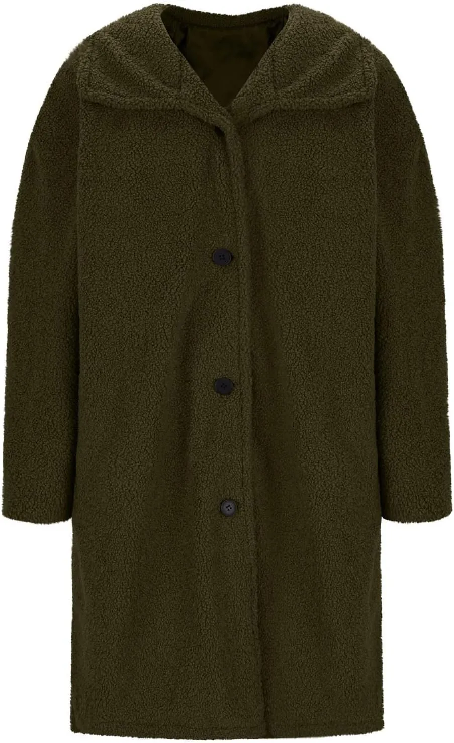 Winter Teddy Bear Long Coats for Women 2024 Fashion Oversized Jacket Fuzzy Fleece Faux Fur Sherpa Coats Outwear