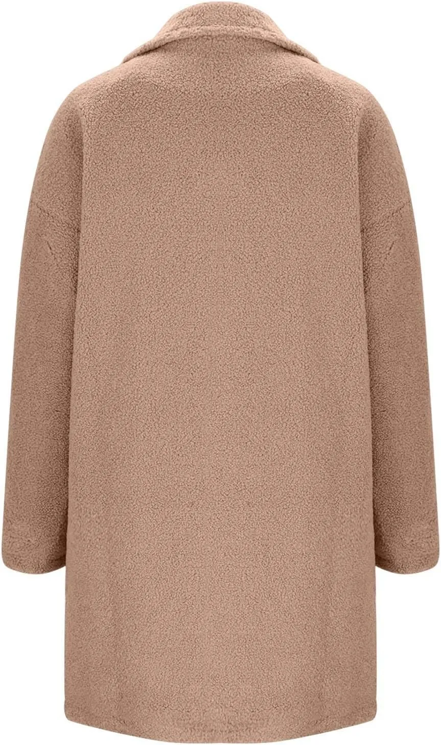 Winter Teddy Bear Long Coats for Women 2024 Fashion Oversized Jacket Fuzzy Fleece Faux Fur Sherpa Coats Outwear