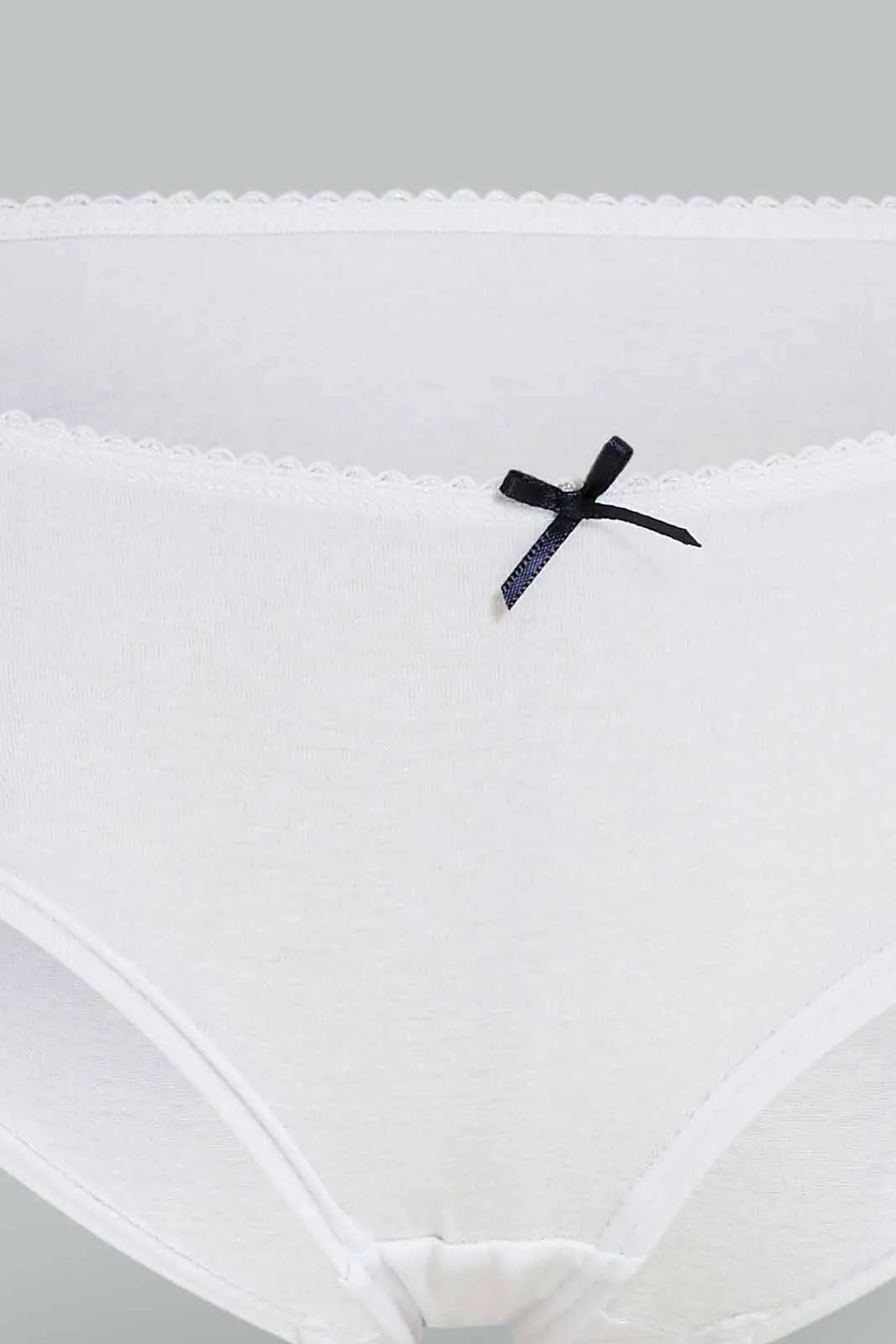 Women Black And White Boyleg Briefs (Pack of 5)