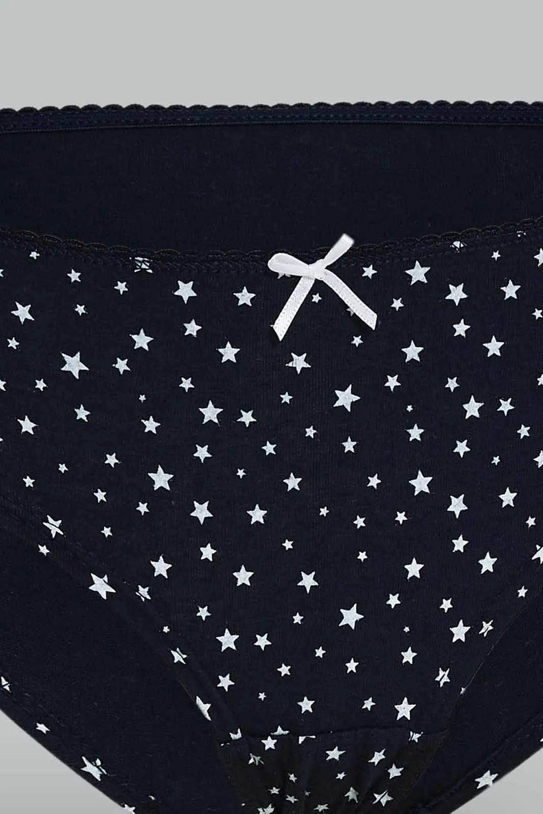 Women Black And White Boyleg Briefs (Pack of 5)