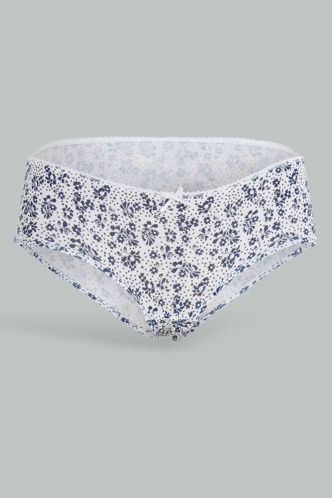 Women Black And White Boyleg Briefs (Pack of 5)