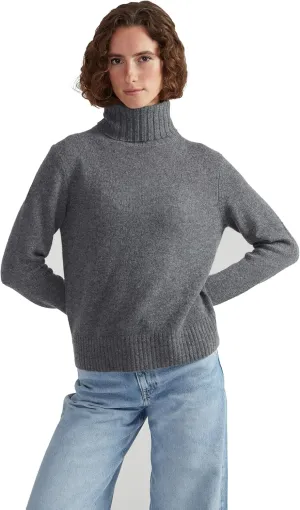 Women's 100% Cashmere Turtleneck Sweater, Regular Fit, Stylish Premium Knit Jumper for Autumn Winter