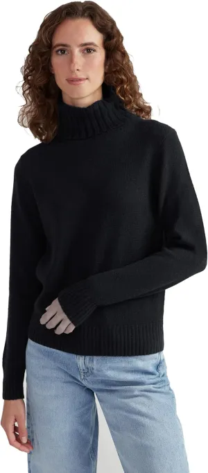Women's 100% Cashmere Turtleneck Sweater, Regular Fit, Stylish Premium Knit Jumper for Autumn Winter