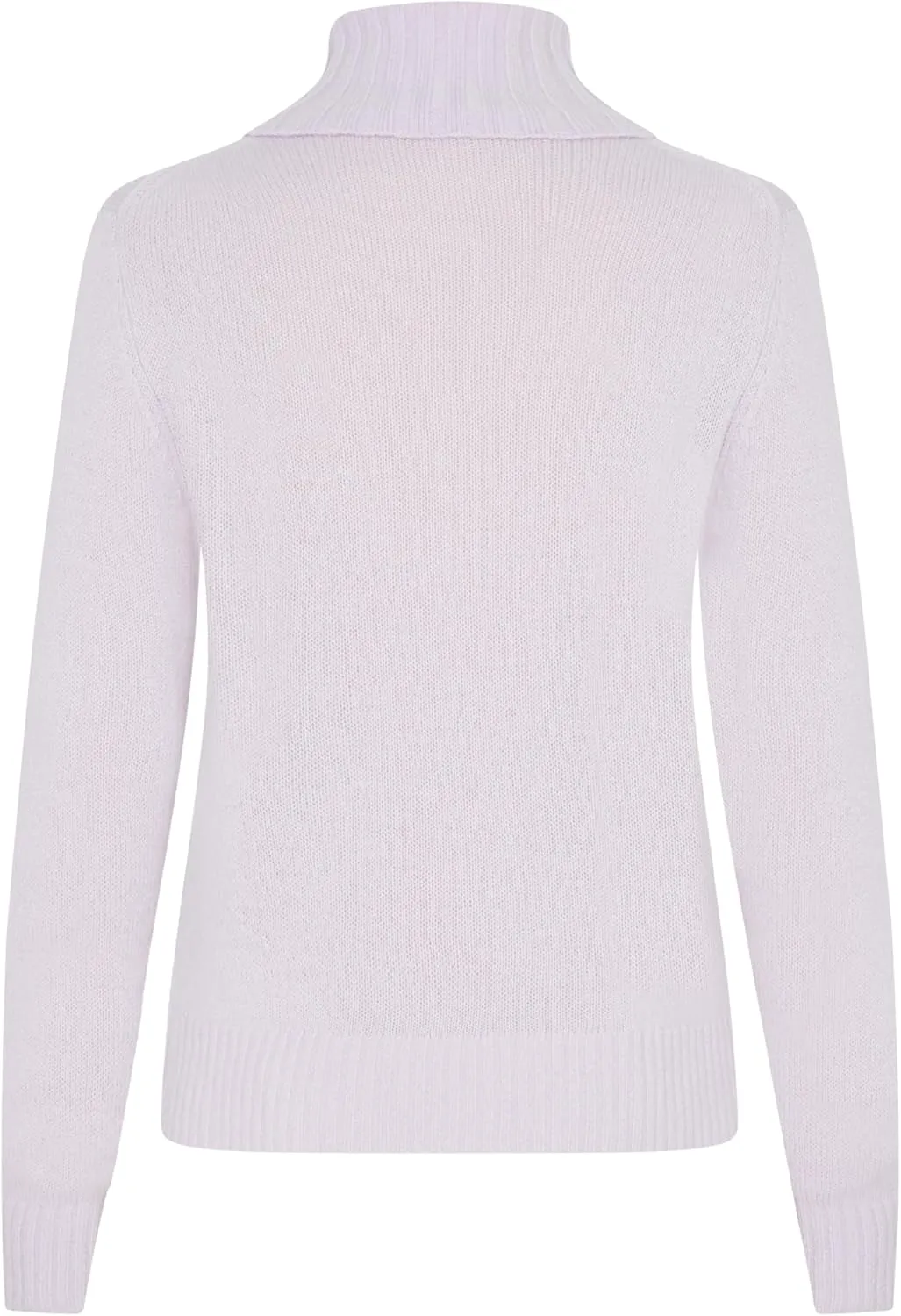 Women's 100% Cashmere Turtleneck Sweater, Regular Fit, Stylish Premium Knit Jumper for Autumn Winter