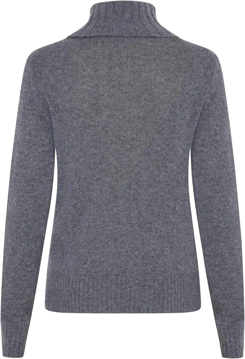Women's 100% Cashmere Turtleneck Sweater, Regular Fit, Stylish Premium Knit Jumper for Autumn Winter