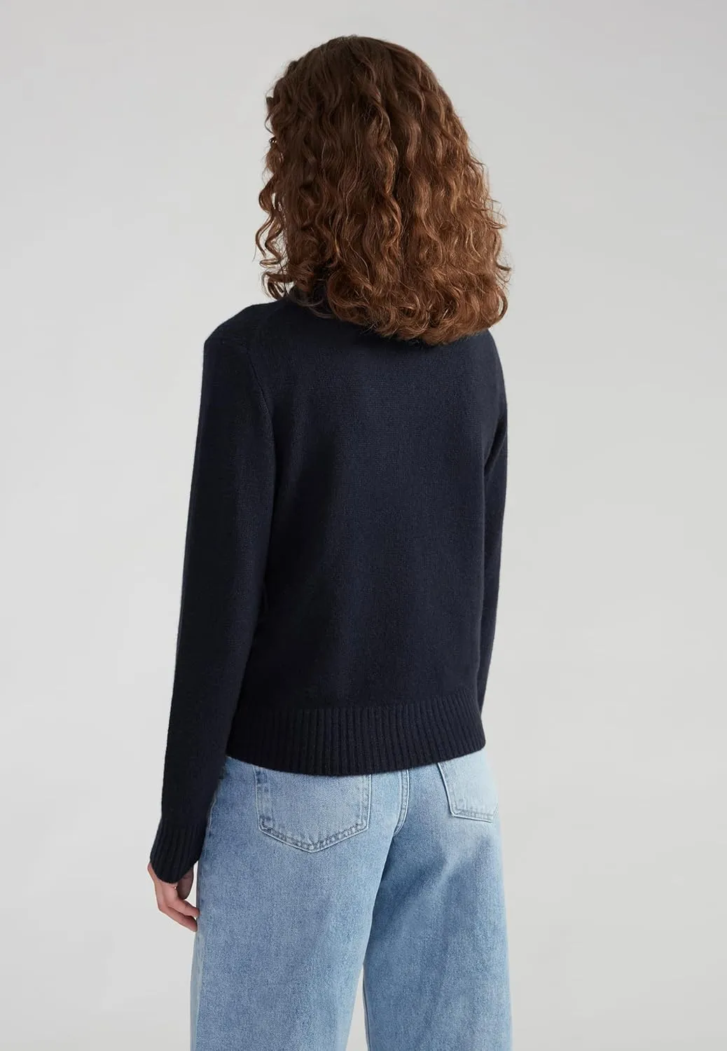 Women's 100% Cashmere Turtleneck Sweater, Regular Fit, Stylish Premium Knit Jumper for Autumn Winter