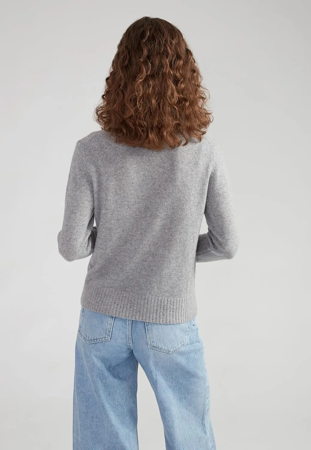 Women's 100% Cashmere Turtleneck Sweater, Regular Fit, Stylish Premium Knit Jumper for Autumn Winter