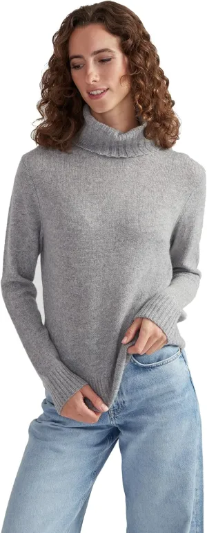 Women's 100% Cashmere Turtleneck Sweater, Regular Fit, Stylish Premium Knit Jumper for Autumn Winter