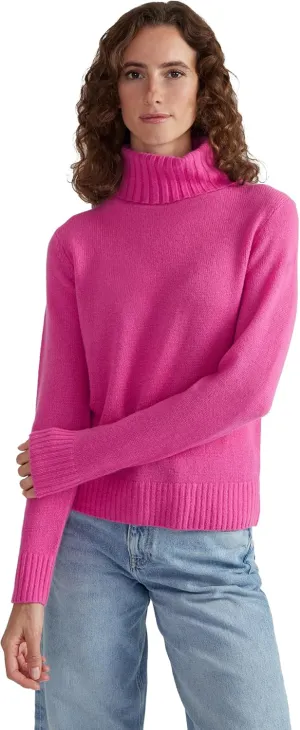 Women's 100% Cashmere Turtleneck Sweater, Regular Fit, Stylish Premium Knit Jumper for Autumn Winter