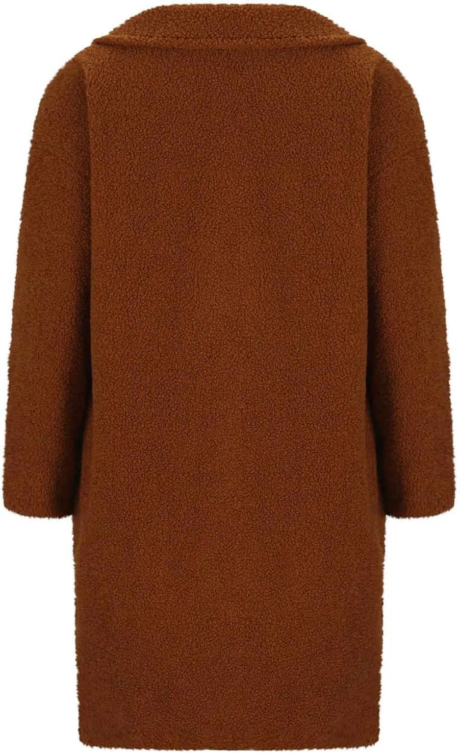 Womens Faux Fur Coat Long Winter Coats 2024 Jacket Fuzzy Fleece Jackets Lapel Warm Outwear Clothes Teddy Coats