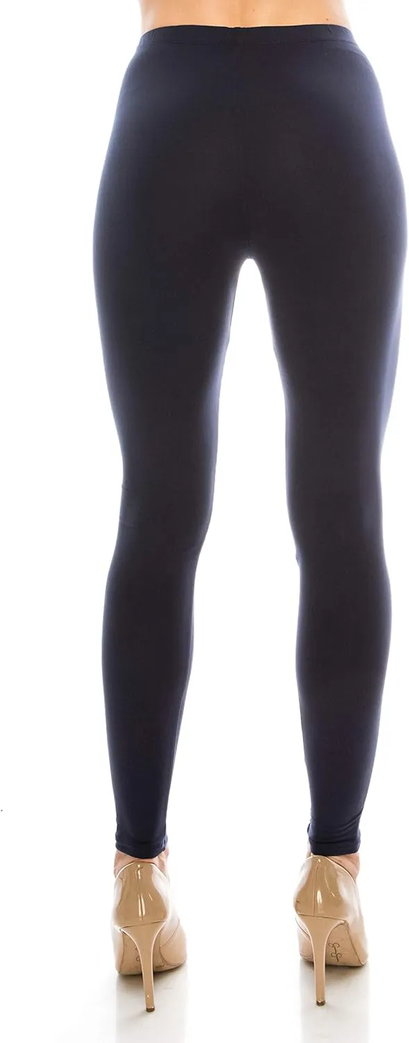Womens High Waist Workout Leggings - Casual Stretch Lightweight Comfort Sports Yoga Running Athletic Lounge Pants