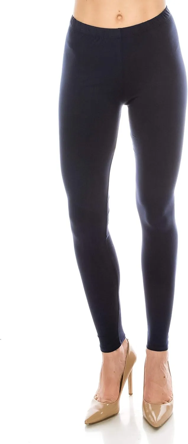 Womens High Waist Workout Leggings - Casual Stretch Lightweight Comfort Sports Yoga Running Athletic Lounge Pants