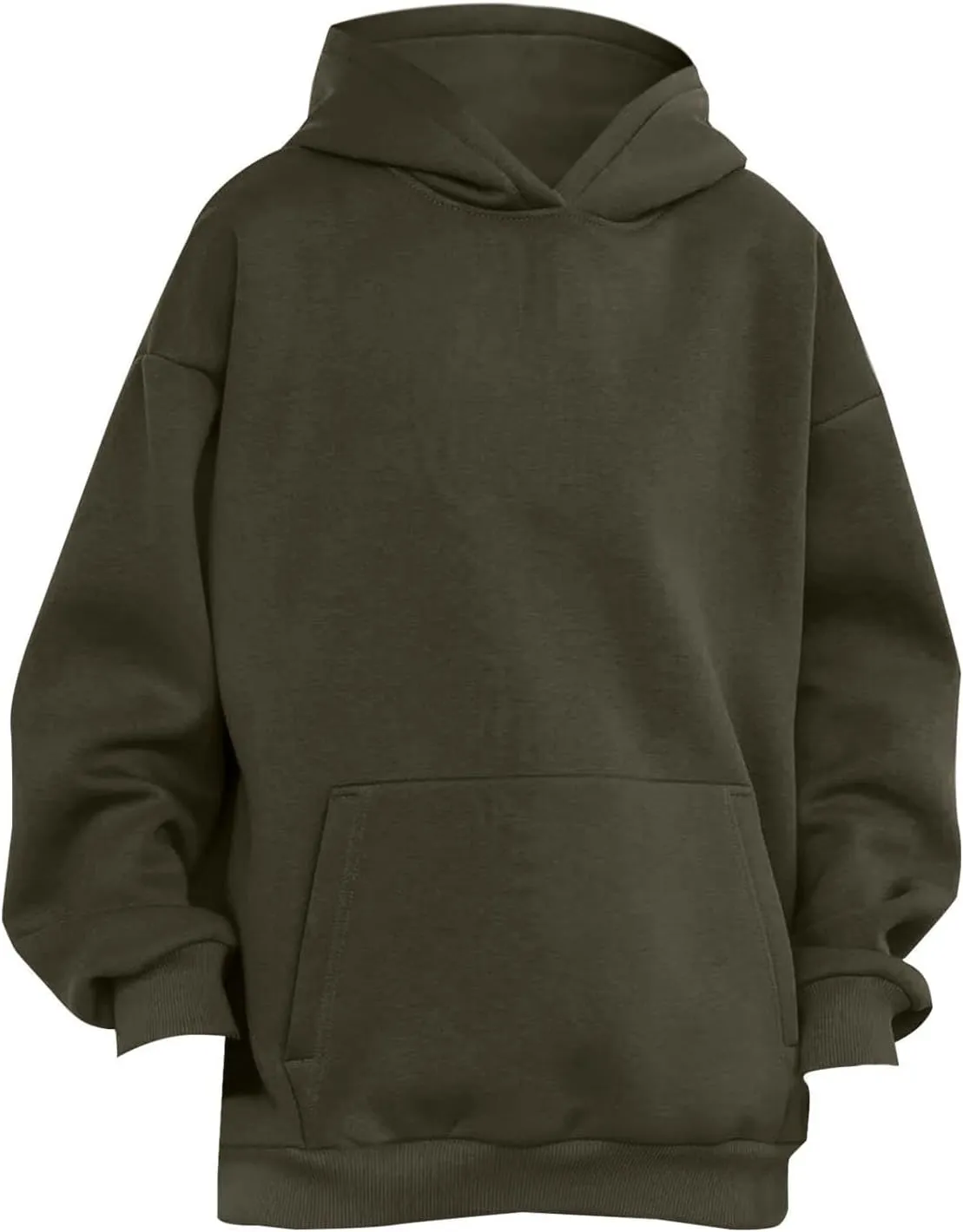 Womens Hoodies Y2k Oversized Sweatshirt Trendy Long Sleeve Fleece Hoodies Winter Fall Comfort Pullover with Pocket