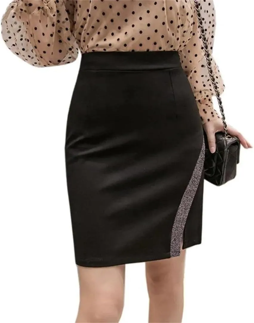 Womens Oversized Black Skirts High Waist Skirt Office Sexy Korean Slim Women Mini Summer Skirt