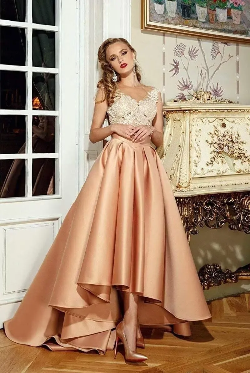 Womens Satin Dresses Pleated Skirts Maxi A Line High Waist Elegant Prom Gown