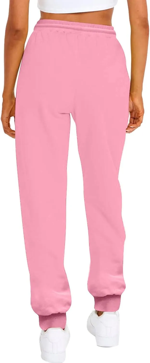 Womens Sport Trousers Mid Waist Letters Prints Long Pants Casual Dress Pants for Women Business Casual Long