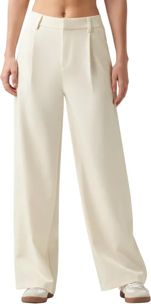 Women's Wide Leg Work Dress Pants High Waisted Casual Slacks Business Office Pants with Pockets 29"/31"
