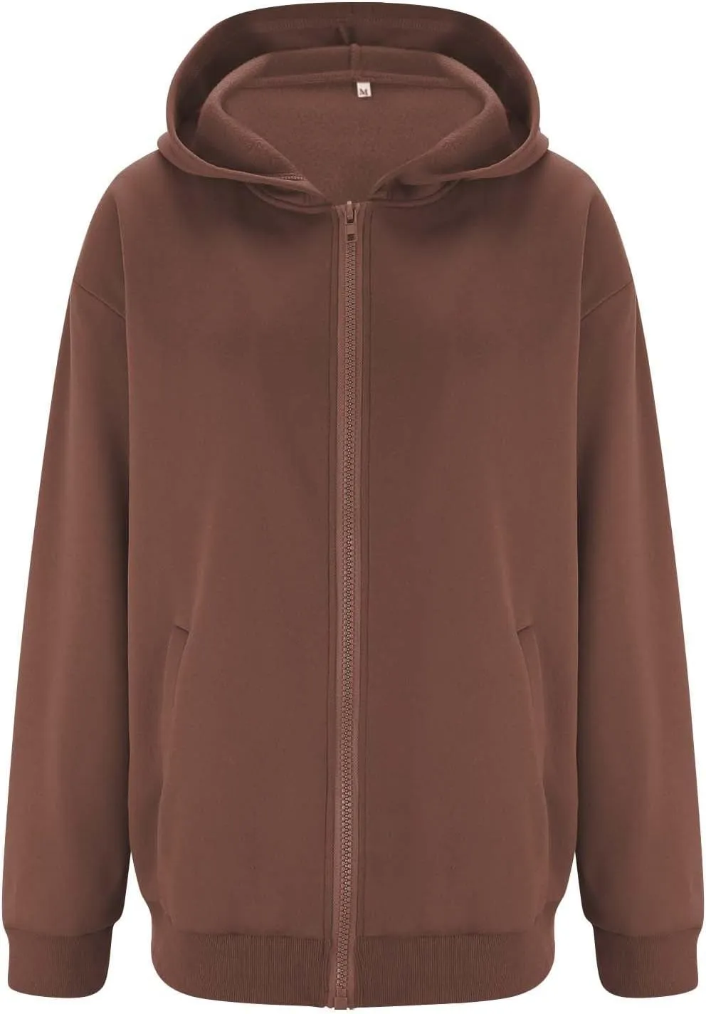 Womens Zip Up Y2K Hoodie Dressy Casual Long Sleeve Shacket Classic Loose Fit Shirt Fall Winter Jackets with Pockets
