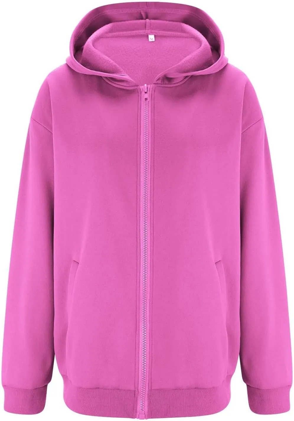 Womens Zip Up Y2K Hoodie Dressy Casual Long Sleeve Shacket Classic Loose Fit Shirt Fall Winter Jackets with Pockets