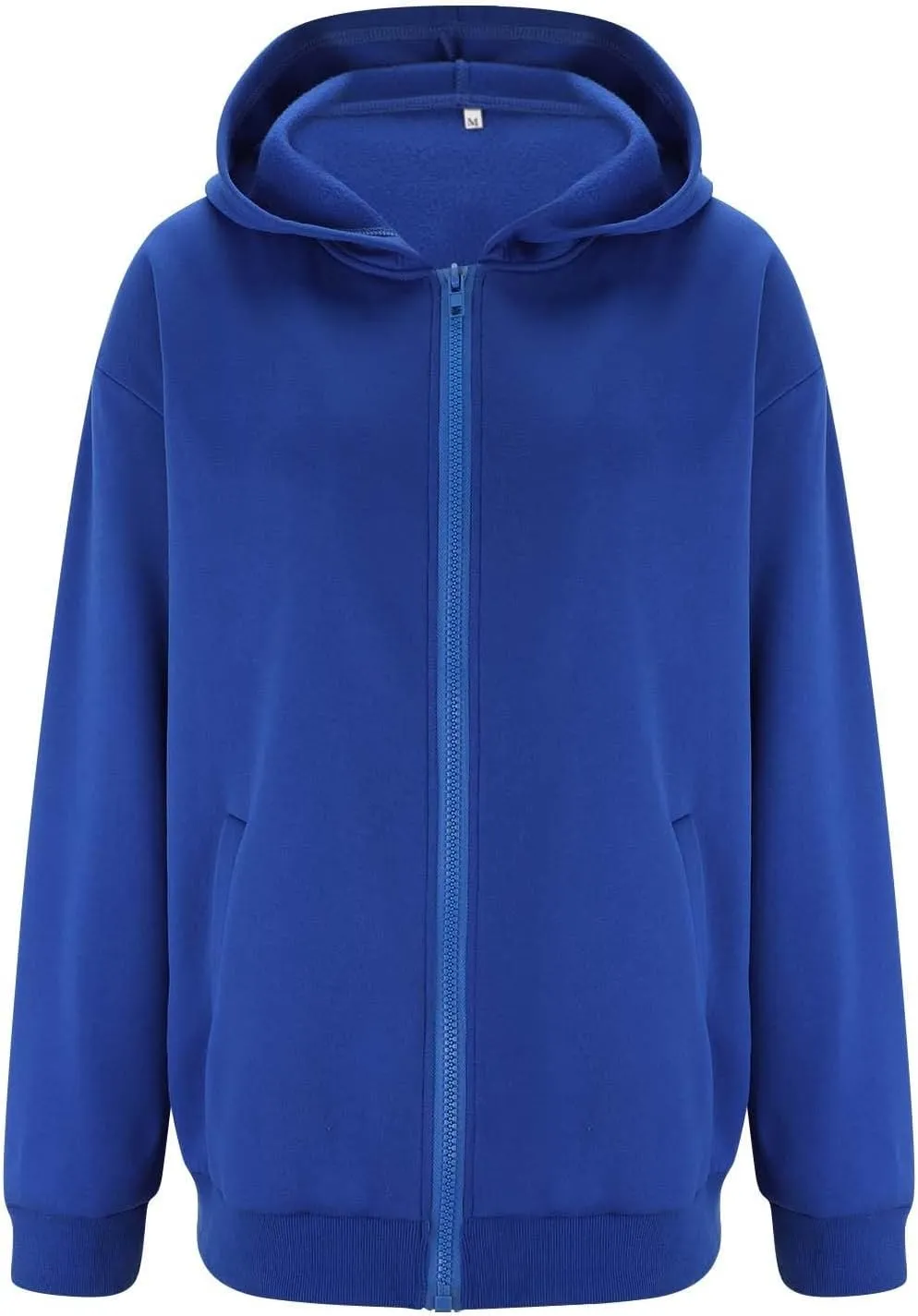 Womens Zip Up Y2K Hoodie Dressy Casual Long Sleeve Shacket Classic Loose Fit Shirt Fall Winter Jackets with Pockets